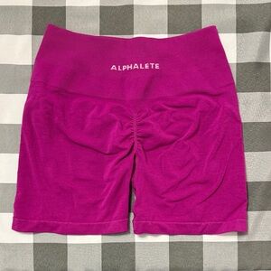 Alphalete Women's amplify dark Fuchsia Athletic Shorts